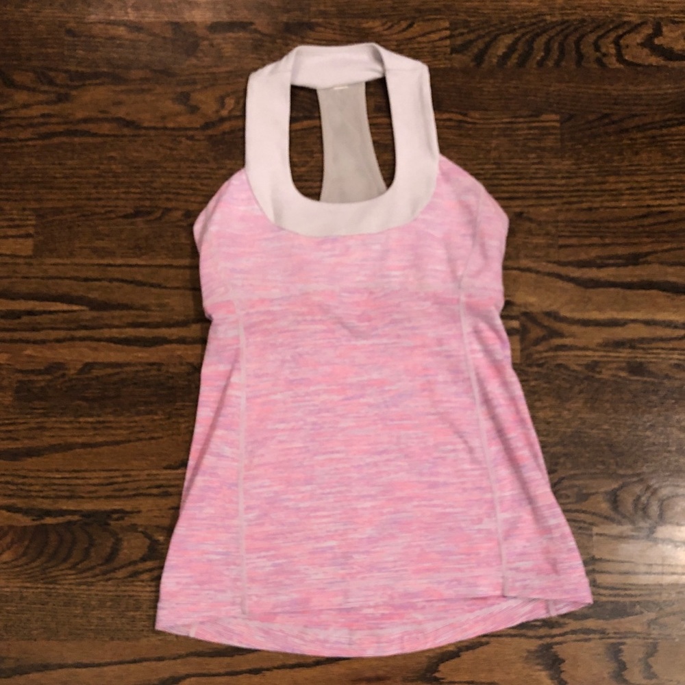 Lululemon pink tank top